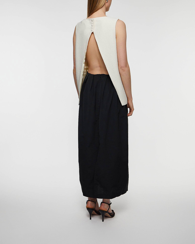 Dagmar Dress Two Tone Black/White 34