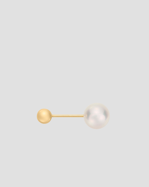 Earring Elipse Simple Guld ONESIZE 1