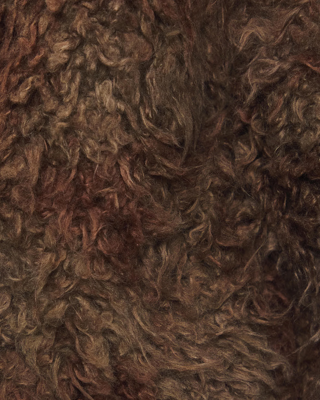 Acne Studios Jacket Furry Relaxed Brun XS