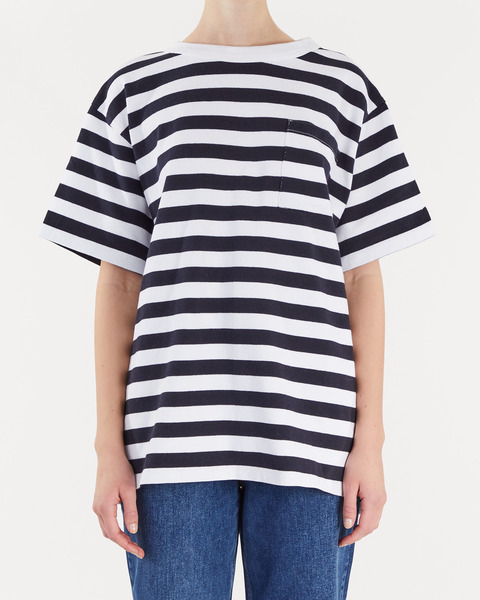 T-shirt Hervé Vit/navy 1