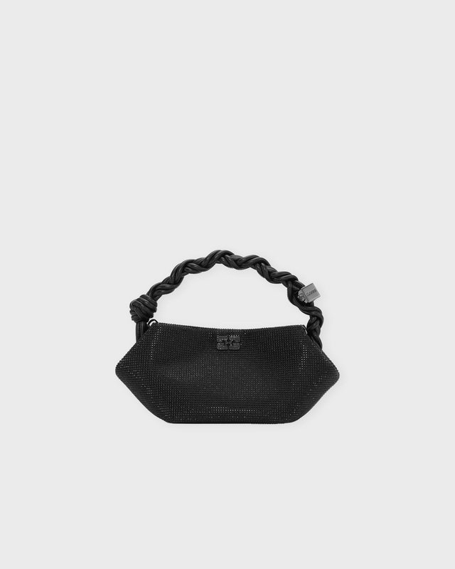 Ganni Bag Ganni Bou Mini Satin Strass Black ONESIZE
