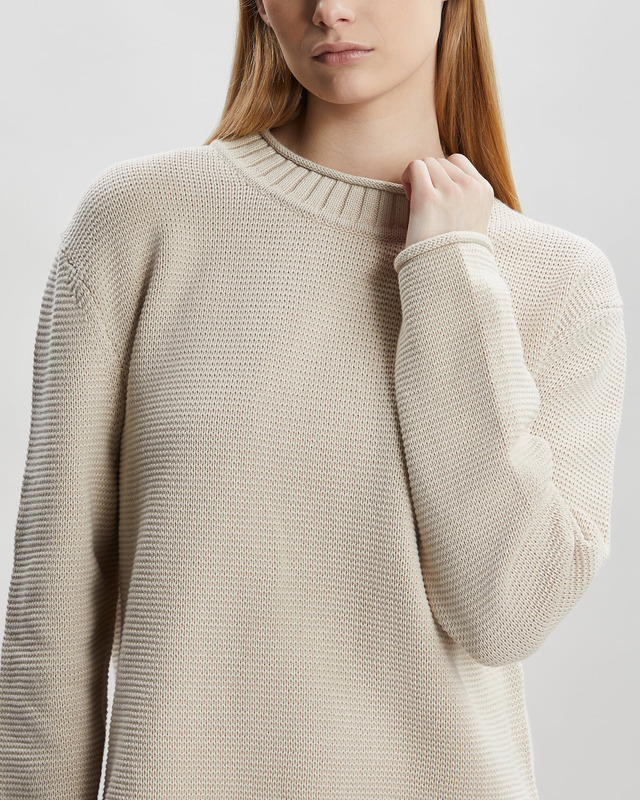 Filippa K Sweater Rolled Hem  Beige M