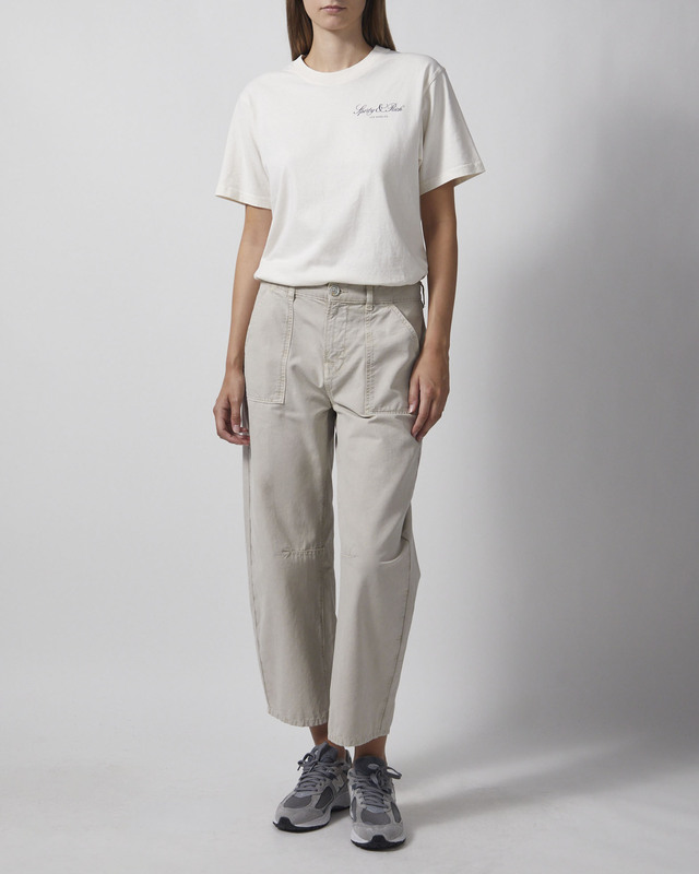 Sporty & Rich T-skjorte Vendome LA Ecru L