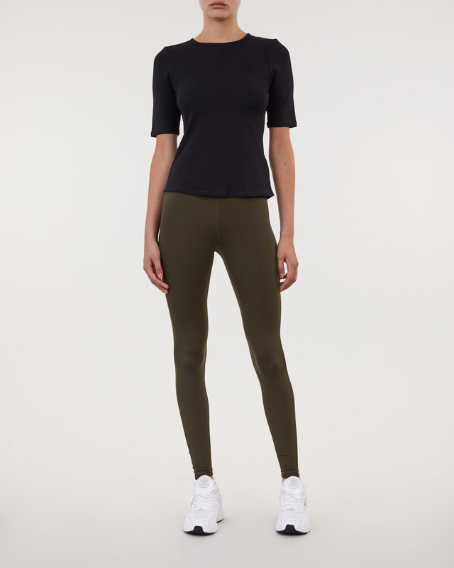 Casall Topp Rib Tee Svart 34
