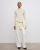 Dagmar Topp Wool Jersey Rollneck Cream M