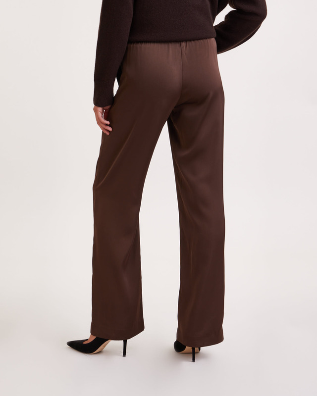Wakakuu Icons Byxor Maria Satin Pants Brun XL