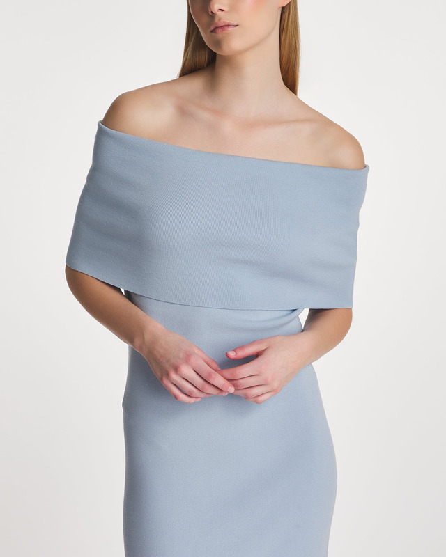 Filippa K Dress Off Shoulder Blå XS