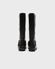 Acne Studios Buckle Läder Boots Svart EUR 38