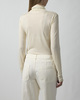 Dagmar Top Wool Jersey Rollneck Cream M