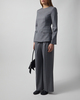 Malina Trousers Yana Tailored Wide  Grey 38
