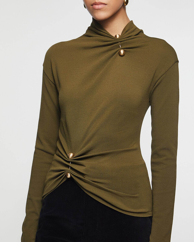 Cult Gaia Top Callie Green XS