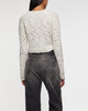 Acne Studios Kofta Open Stitch Bow  Vit S