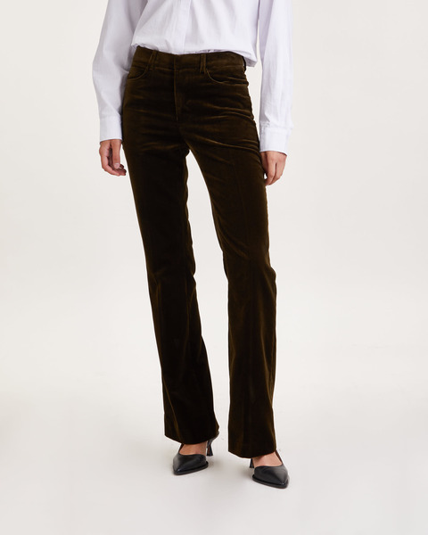 Byxa Pistol Velvet  Khaki 1