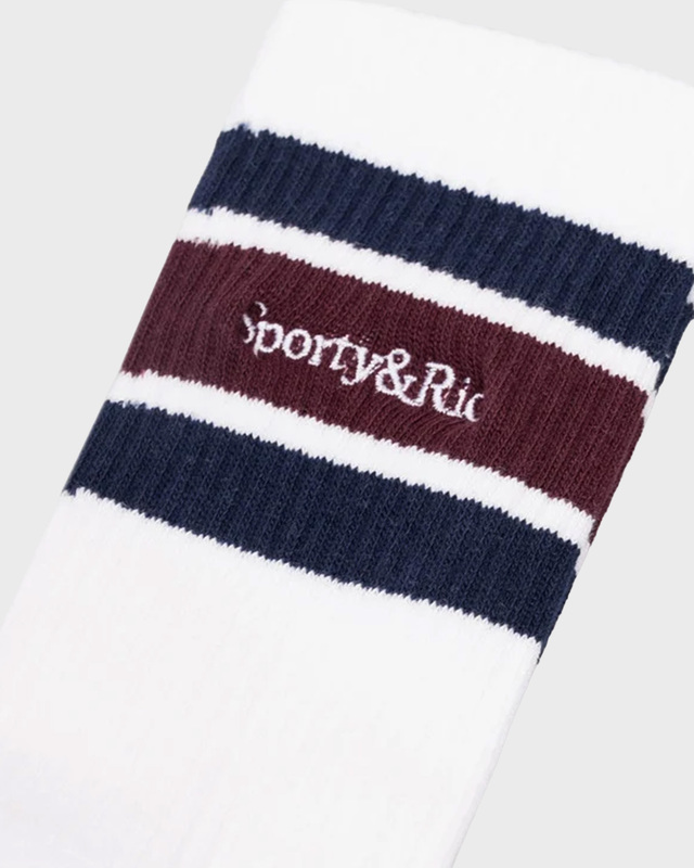 Sporty & Rich Sokker Serif Logo White ONESIZE