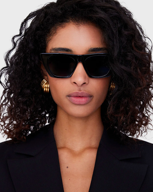 Anine Bing Sunglasses Paris Black Black ONESIZE