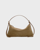 ATP Atelier Skuldertaske Castellare Loden Suede/Vacchetta Olive Green ONESIZE