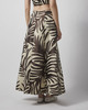 Malina Nederdel Meline Jacquard Midi White/Brown 38