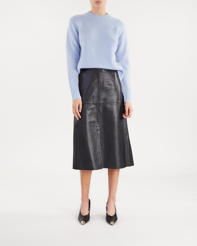 Joseph Skirt Sidena Nappa Leather Black 34