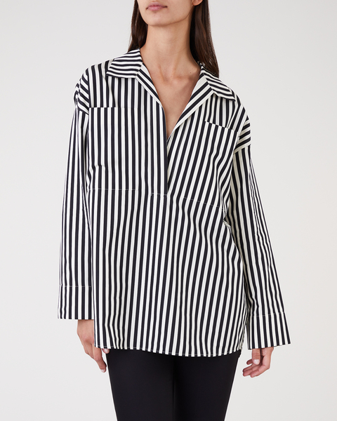 Shirt James Top  Svart/vit 1