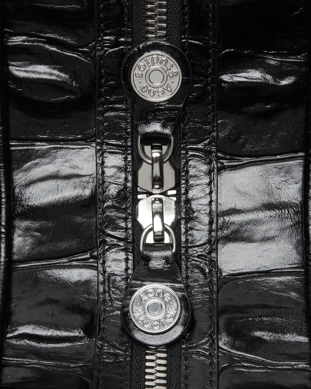 Acne Studios Bag Camero Camera Croco Black ONESIZE