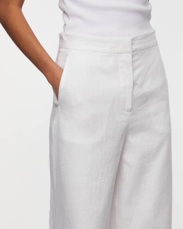 Max Mara Studio Byxor Garibo Vit IT 48 (EUR 42)
