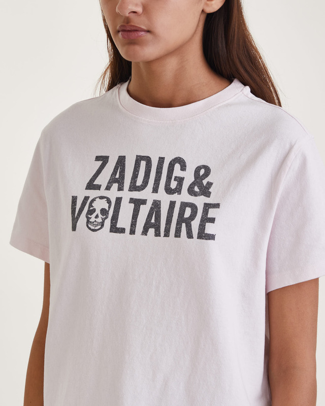 Zadig & Voltaire T-shirt Omma Ljusrosa M