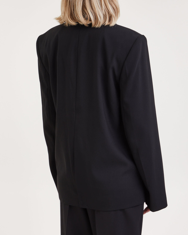 Teurn Studios Kavaj Double Breasted Jacket Svart 42