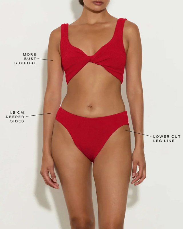 Hunza G Bikini Juno Red ONESIZE