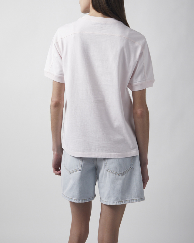 Anine Bing T-shirt Jaylin Collegiate Light pink S