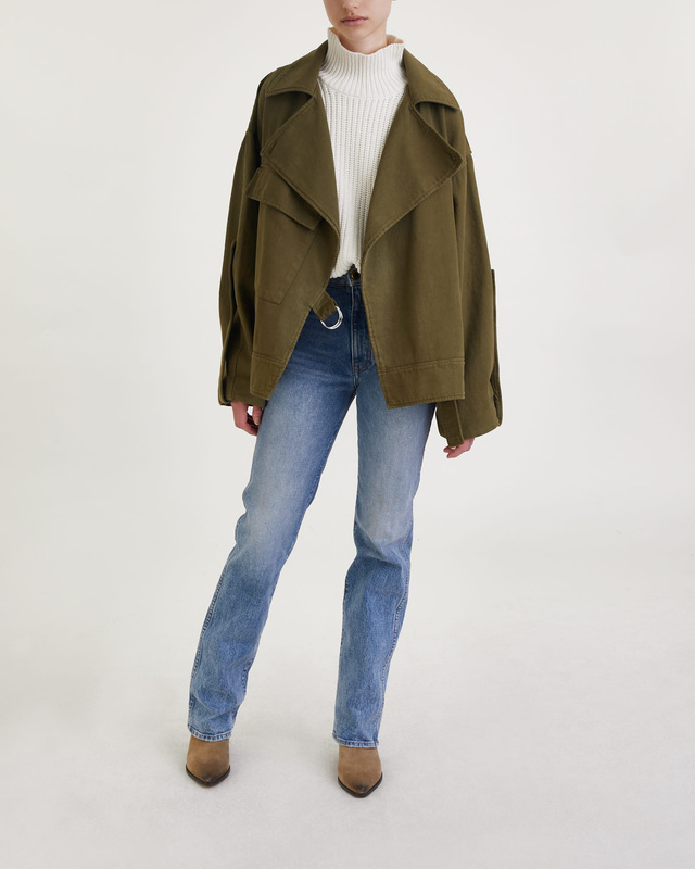 Dagmar Jacket Aviator Olivgrön 42