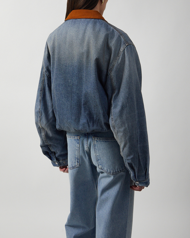 Acne Studios Jacket Denim Bomber Mid blue  34