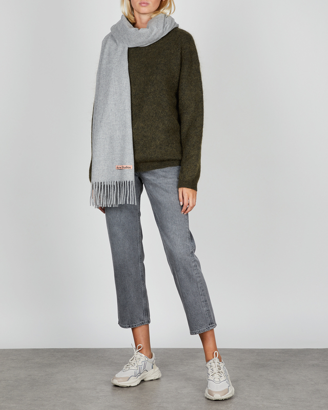 Acne Studios Scarf Canada New Grå ONESIZE