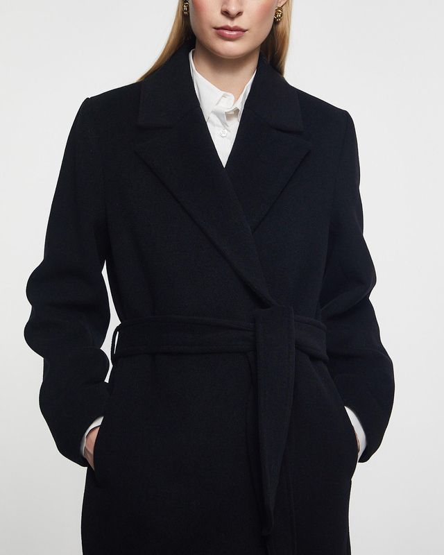 Filippa K Kappa Charlotte Wool Belted  Svart 36