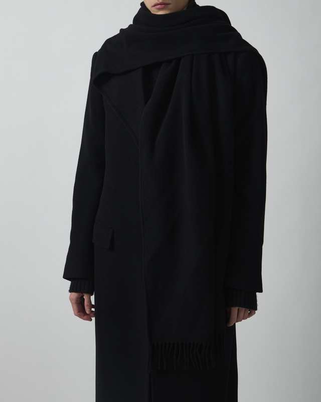 The Attico Coat Long Black IT 44 (EUR 40)
