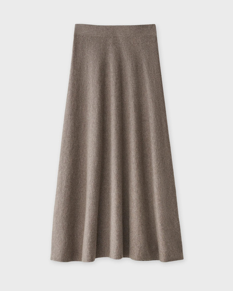 Kjol Torie Cashmere Brun 1