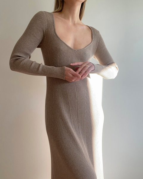 Dress Ruby Oatmeal 2