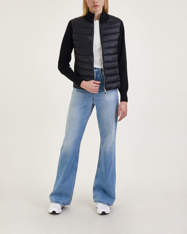 Moncler Cardigan Tricot Svart M