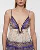 Zimmermann Topp Maxine Plunge Cami Lila 0 (XS-S)