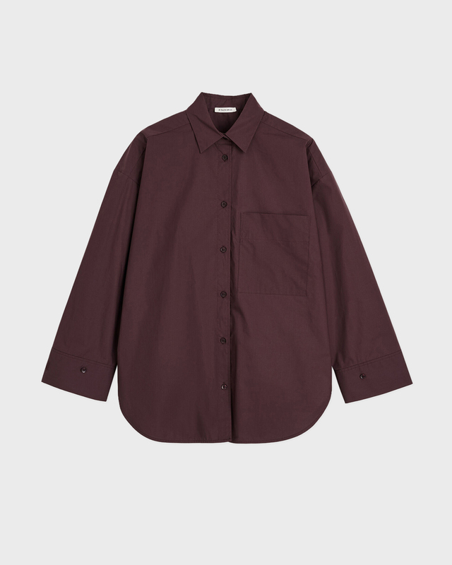 By Malene Birger Shirt Derris Aubergine 34