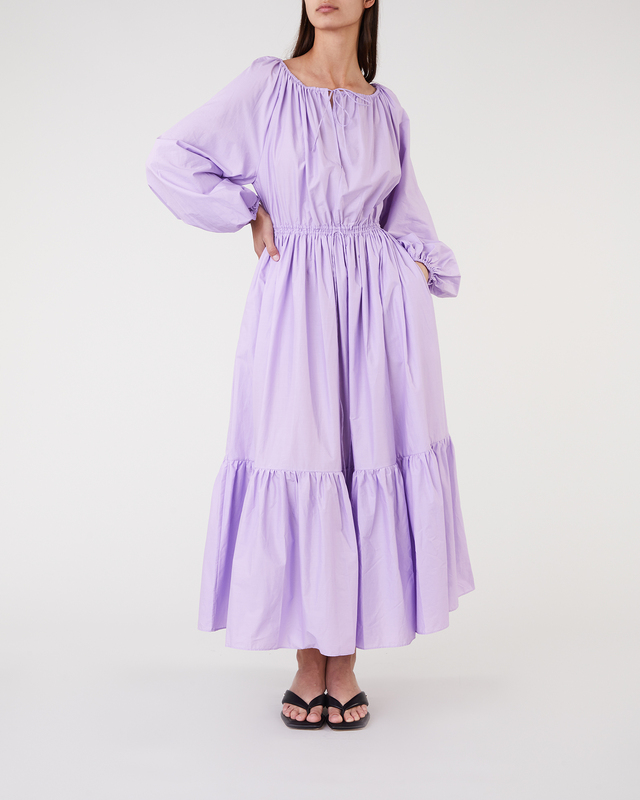 Matteau Klänning The Voluminous Crew Dress  Ljuslila 4 (L)