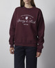 Sporty & Rich Tröja Syracuse Embroidered Bordeaux L