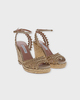 Aquazzura Wedge Heel Kahlo Espadrille  Sand EUR 38