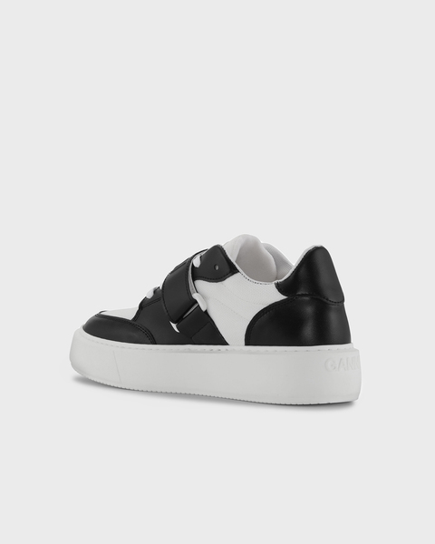 Sneakers Sporty Mix Low Top Velcro Svart/vit 2
