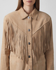 STAND STUDIO Jacket Estee Fringe  Sand 40