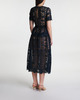 Self-Portrait Dress Navy Lace Midi Blue UK 8 (EUR 36)