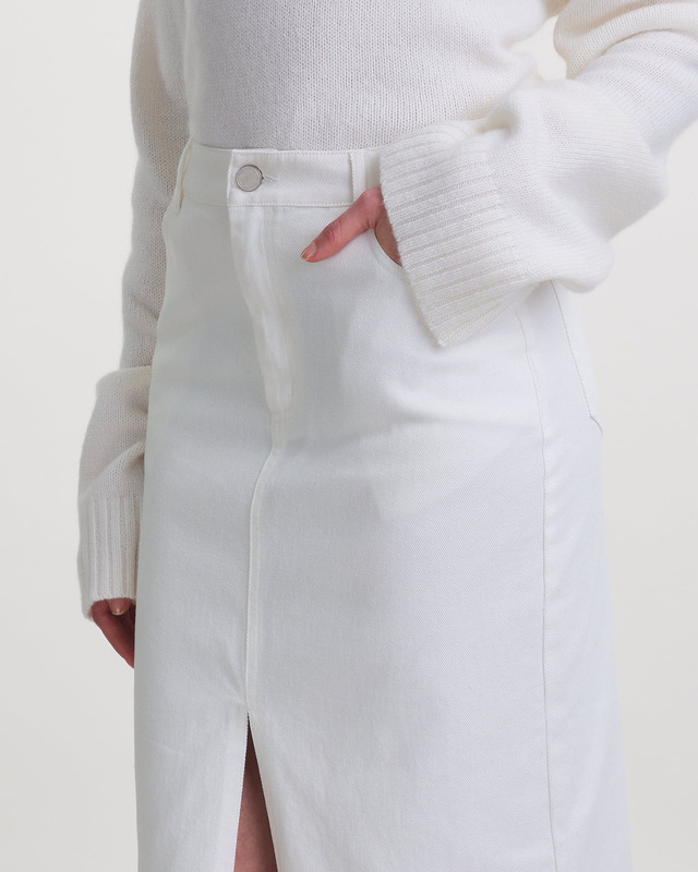 Wakakuu Icons Skirt Liz Long Denim White XS