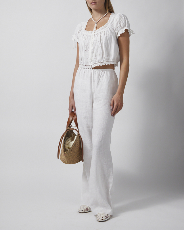 DÔEN Linen Pants Lavon S