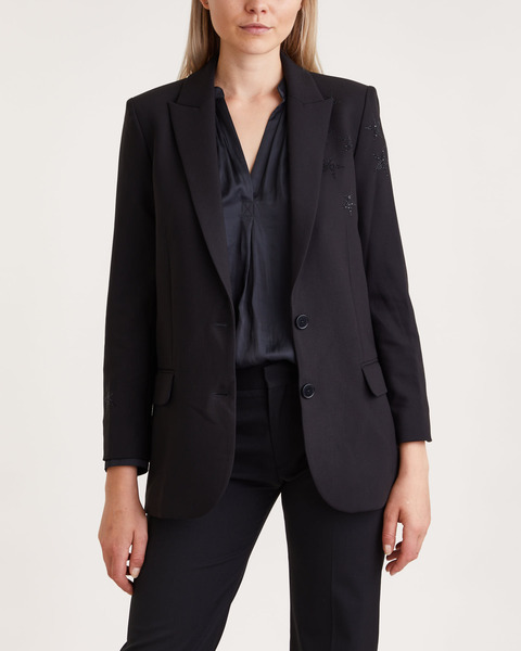Blazer Viva Strass Star Perm Svart 1