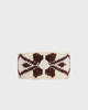 Moncler Pannebånd Jacquard Knit Brown ONESIZE