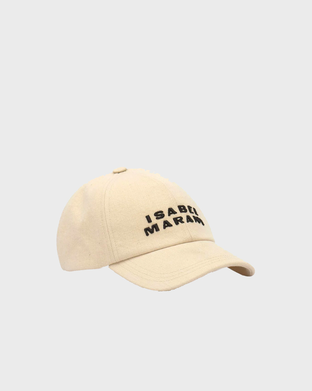 Isabel Marant Cap Tyron Logo Ecru ONESIZE